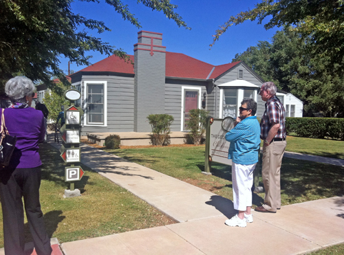 The Bush House on Ohio Ave., Midland, Texas