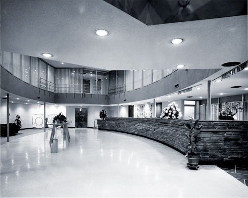 The retail banking floor of the Commercial Bank in Midland.